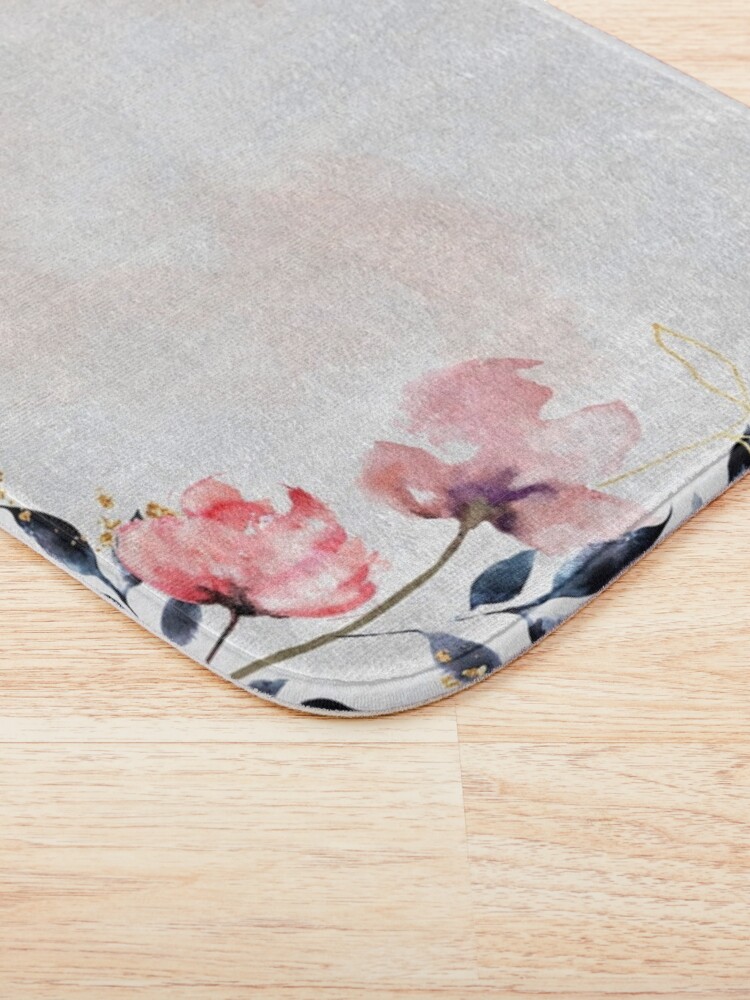 Alternate view of Roses Bath Mat