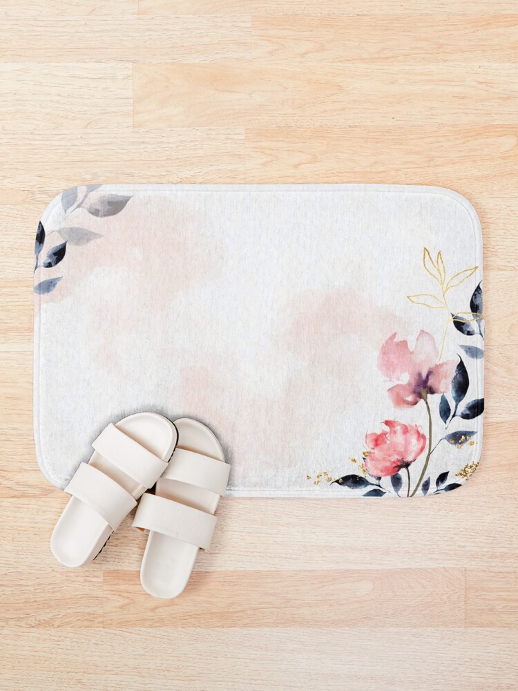 Alternate view of Roses Bath Mat