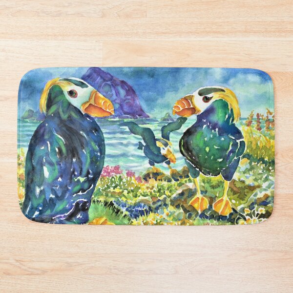Item preview, Puffins designed and sold by Ann Nicholson.