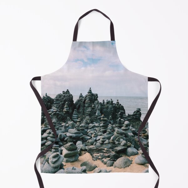 Item preview, Stone Piles on Beach designed and sold by freshlawndry.