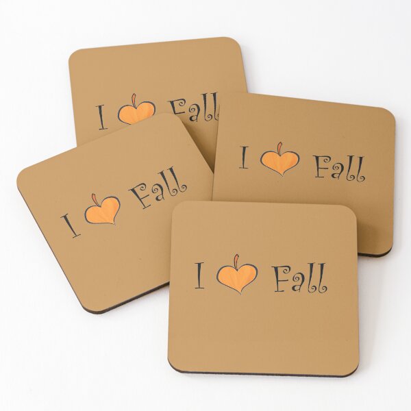 Item preview, I Love Fall (I Heart Fall) designed and sold by JustincredibleT.