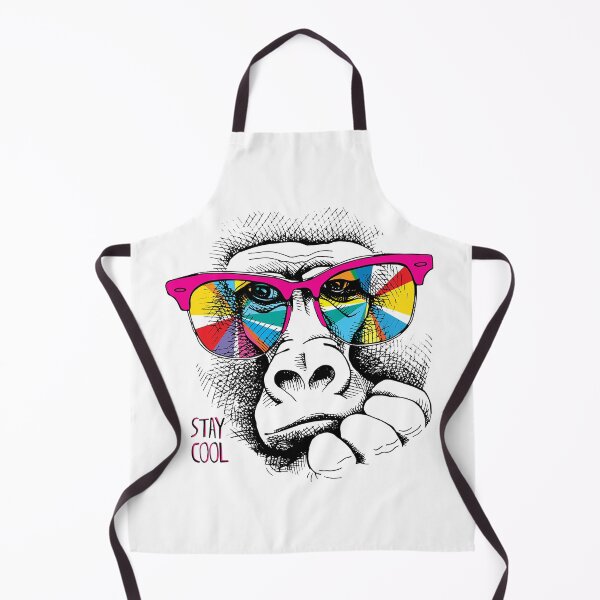Item preview, Monkey in a Rainbow Color Glasses, Stay cool designed and sold by yassinehelal.