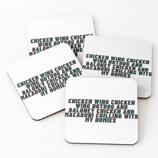 Item preview, Chicken wing chicken wing hotdog and baloney chicken and macaroni chilling with my homies designed and sold by Jayla Bell.