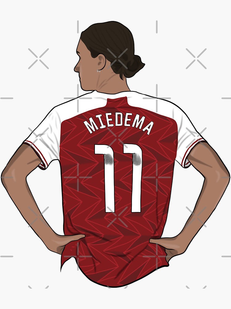 Vivianne Miedema Arsenal 11 Jersey' Sticker for Sale by Hevding