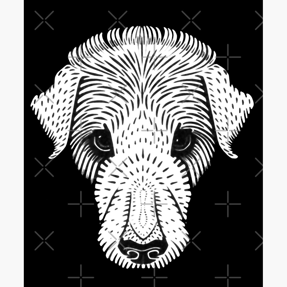 The Dog - vintage abstract design — Poster
