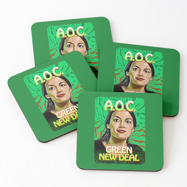 Item preview, Alexandria Ocasio-Cortez - AOC GREEN NEW DEAL designed and sold by Lovely Day.