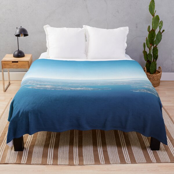 Item preview, Blue Island Air View designed and sold by freshlawndry.