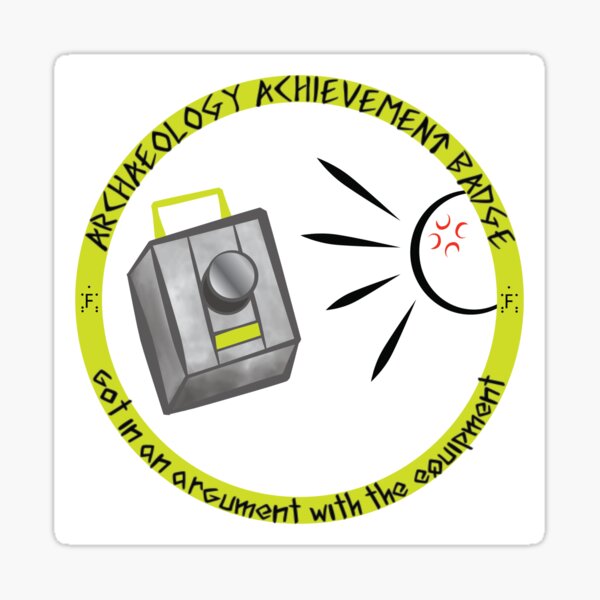Item preview, Archaeology Achievement Badge #2 designed and sold by Kathryn Florence.