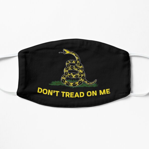 Don’t Tread on Me / Gadsden Snake Flag (Black) Mask