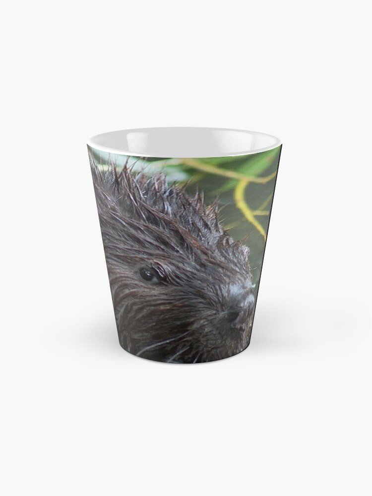 Alternate view of The hungry beaver By Yannis Lobaina Mug