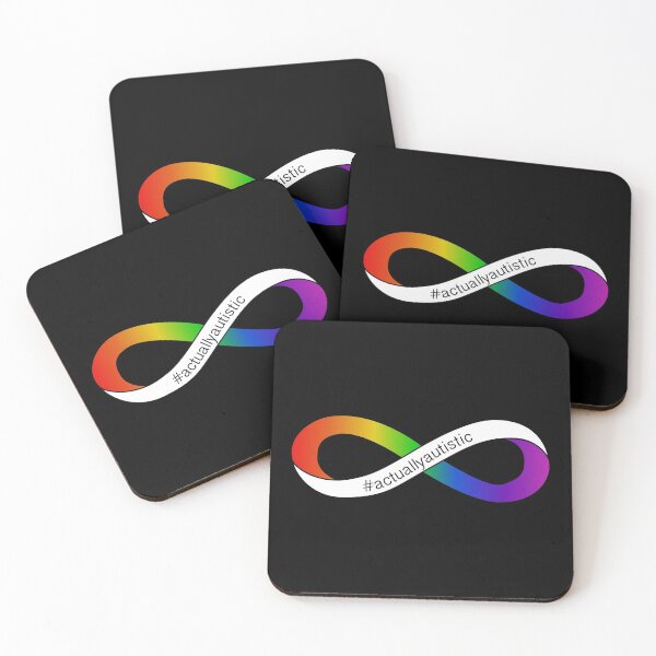 Item preview, #ActuallyAutistic Infinity Symbol designed and sold by QuinnRamsay.