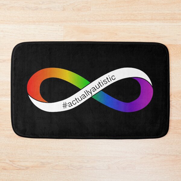 Item preview, #ActuallyAutistic Infinity Symbol designed and sold by QuinnRamsay.