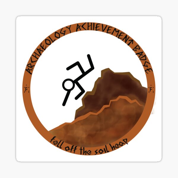 Archaeology Achievement Badge #6 Sticker