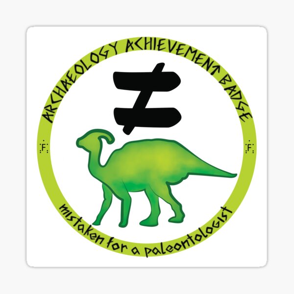 Item preview, Archaeology Achievement Badge #7 designed and sold by Kathryn Florence.