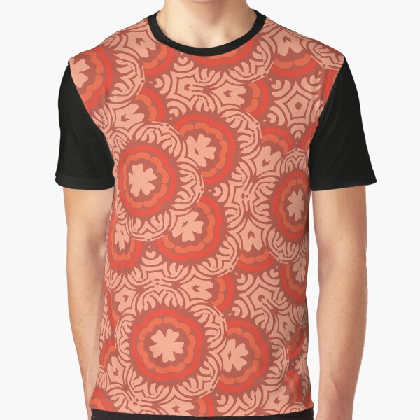 Metamorphosis in Orange Graphic T-Shirt
