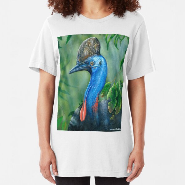 " Cassoeary " Slim Fit T-Shirt