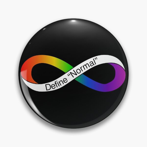 Item preview, Define Normal - Autism Pride Infinity designed and sold by QuinnRamsay.