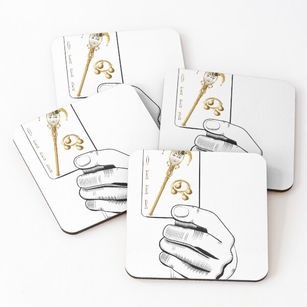 Item preview, carte joker ,funny joker gold , golden joker  designed and sold by silverass.