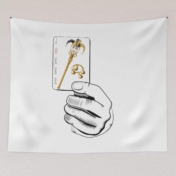 Item preview, carte joker ,funny joker gold , golden joker  designed and sold by silverass.