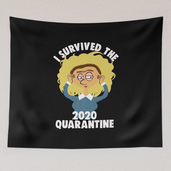 Item preview, Women s I Survived The 2020 Quarantine Crazy Hair and Nails T Shirt Gift For Fans, For Men And Women, Gift Halloween, Thanksgiving, Christmas Day designed and sold by Relojoaria.