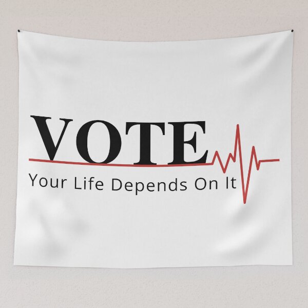 Item preview, Vote - Your Life Depends On It designed and sold by thedailymomfeed.