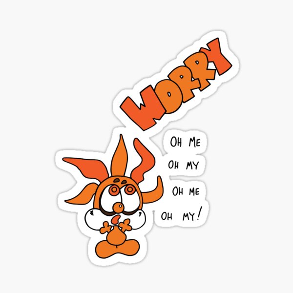Worry Spiffy Original Sticker