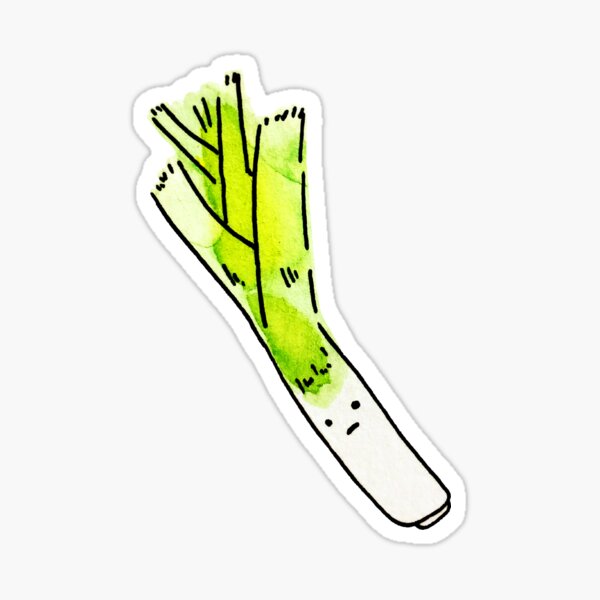 Cute Leek Sticker