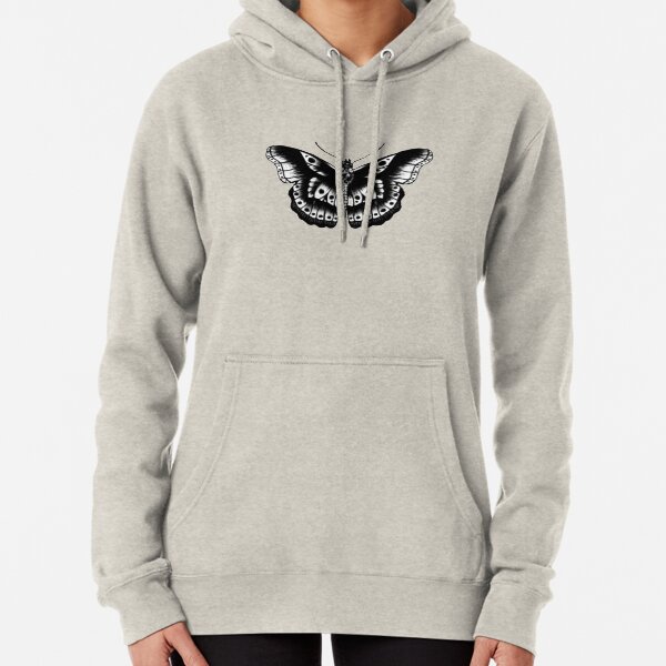 tatuaje de mariposa Sudadera con capucha