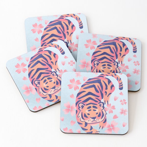 Item preview, Sakura Petals Tiger Print designed and sold by kat-yjk.