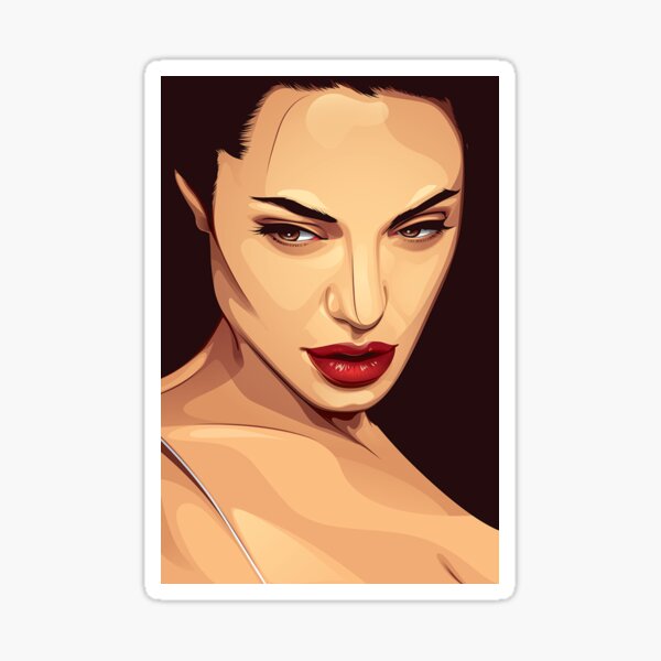 Angelina Jolie Sticker For Sale By Jenna5089 Redbubble