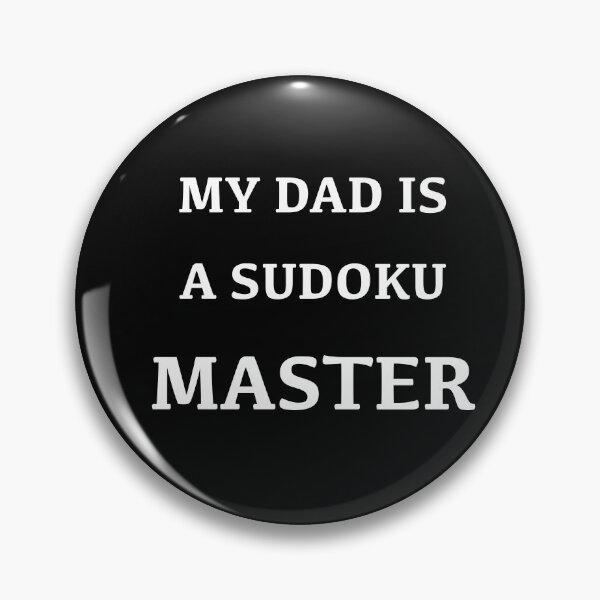 Item preview, My dad is a Sudoku master designed and sold by Mirko Torresi.