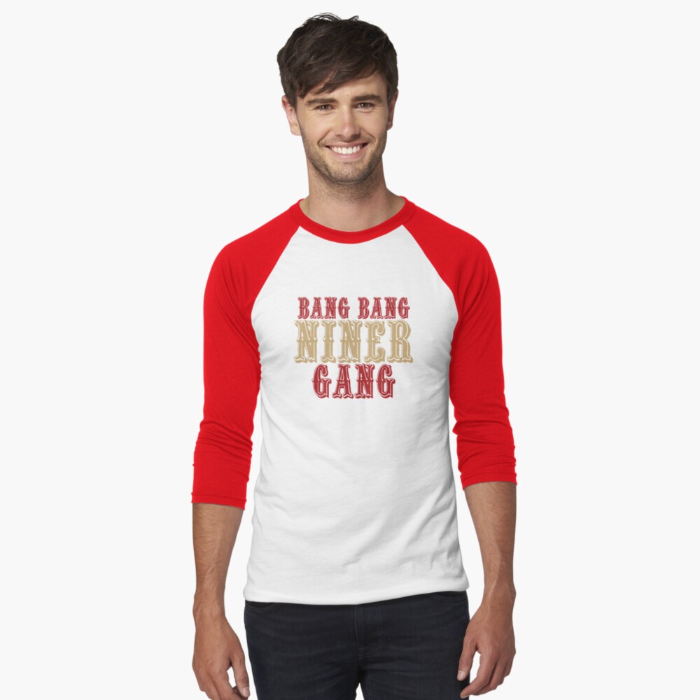 Bang Bang Niner Gang Football Cool Long Sleeve T-Shirt vintage