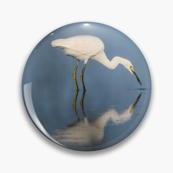 Item preview, Great White Egret in Flooded Rice Field of Louisiana designed and sold by Bonnie T.  Barry.