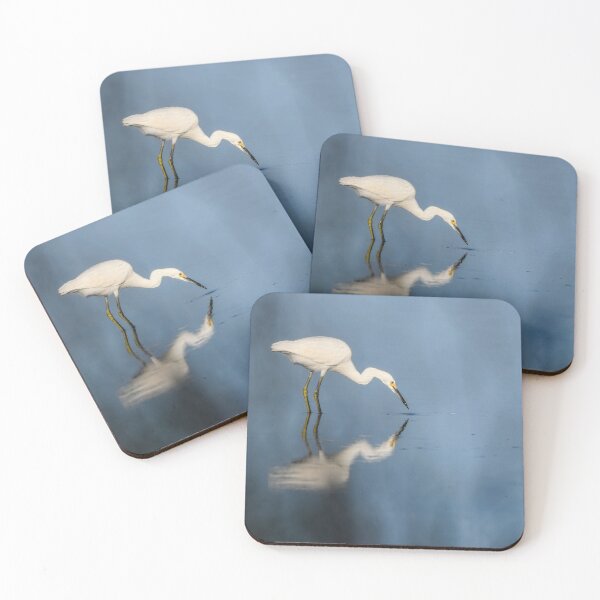 Item preview, Great White Egret in Flooded Rice Field of Louisiana designed and sold by Bonnie T.  Barry.