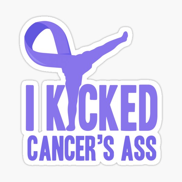 Artikel-Vorschau von I kicked cancers ass awareness month, designt und verkauft von Lizzymayer.