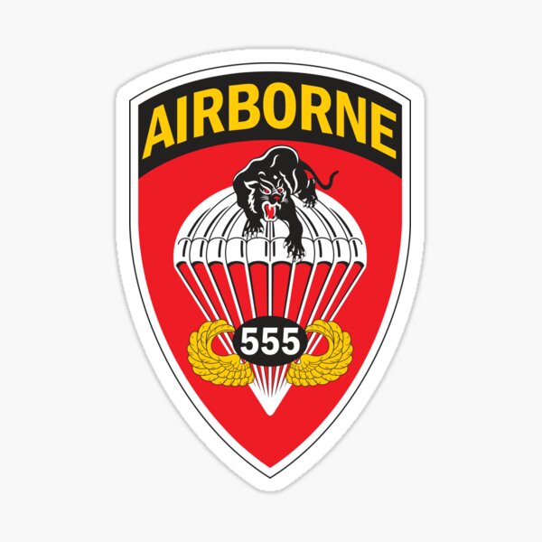 Item preview, 555th "Triple Nickle" Parachute Infantry Battalion Patch designed and sold by AutoCtyArtworks.