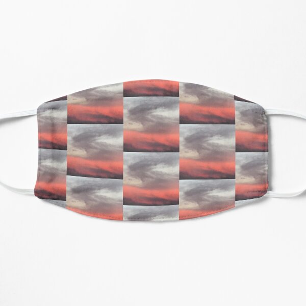 Abstract Sunset in Los Angeles Flat Mask