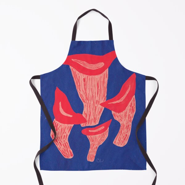 Item preview, Red Trumpet Mushroom Illustration designed and sold by christabelco.