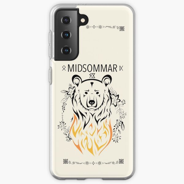 Cas de l'ours en feu (Milieu) Coque souple Samsung Galaxy