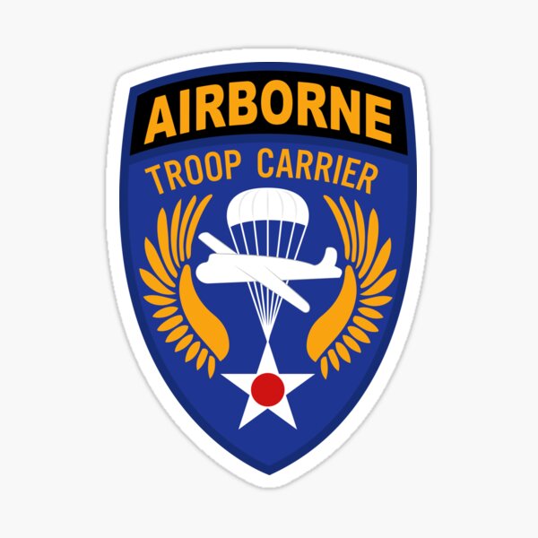 Item preview, WWII Army Air Corps Troop Carrier Group Patch designed and sold by AutoCtyArtworks.