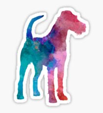 Irish Terrier in watercolor Sticker