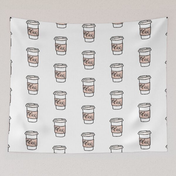 Item preview, Watercolor Coffee Cup Doodle designed and sold by Wags2015.