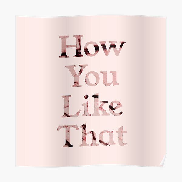 Blackpink Lyrics Posters Redbubble