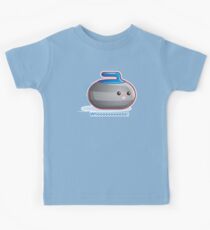 Cute Curling Stone Kinder T-Shirt