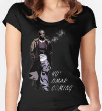 Omar Little Women's Fitted Scoop T-Shirt