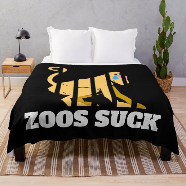 Item preview, Zoos Suck | Sad Macaque Monkey | Animal Rights designed and sold by EarlessPierre.