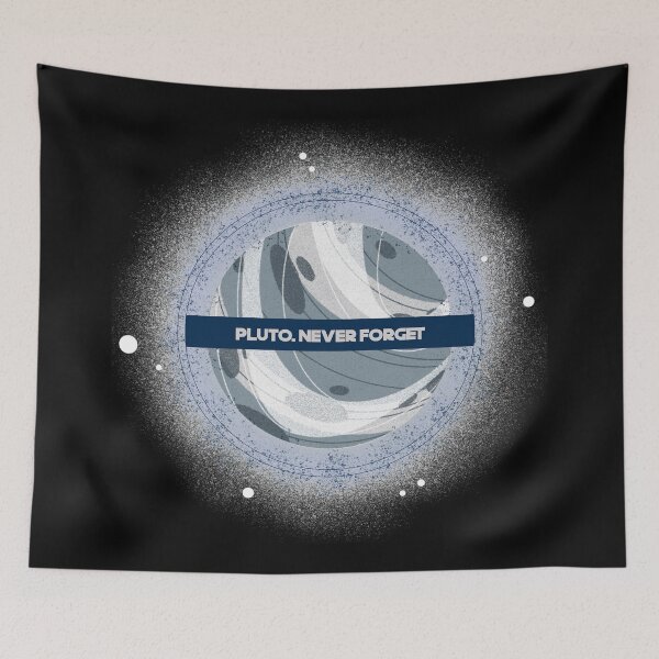 Item preview, Pluto Never Forget Design designed and sold by Coder-T.