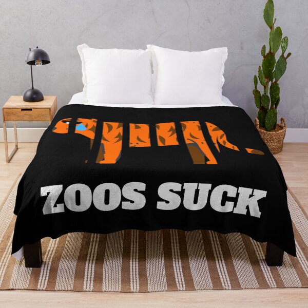 Item preview, Zoos Suck | Sad Tiger | Animal Rights designed and sold by EarlessPierre.