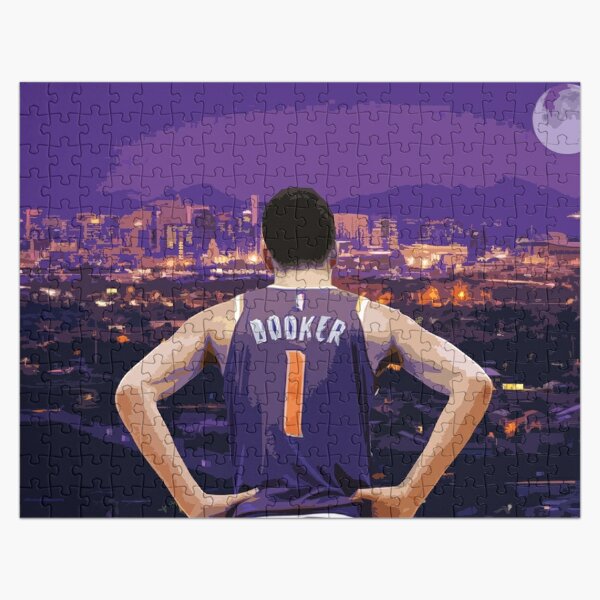 Download Devin Booker Purple Phoenix Flames Wallpaper