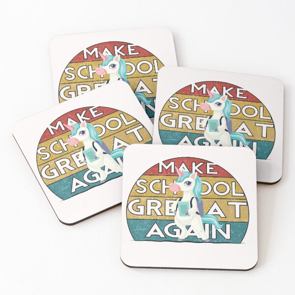 Item preview, Make School Great Again, Unicorn Back to School  designed and sold by SHOPINGHOUR.
